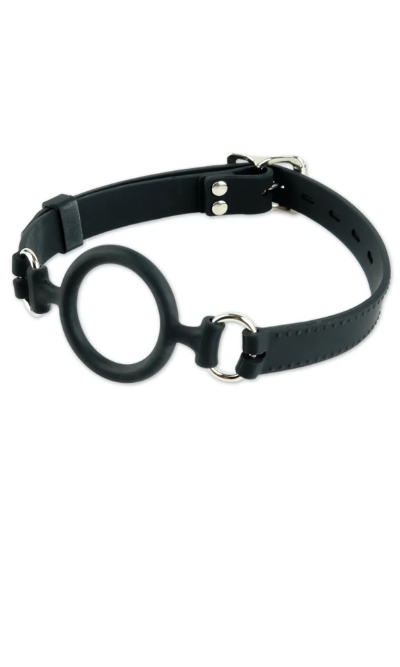 Silicone O-Ring Gag  Black