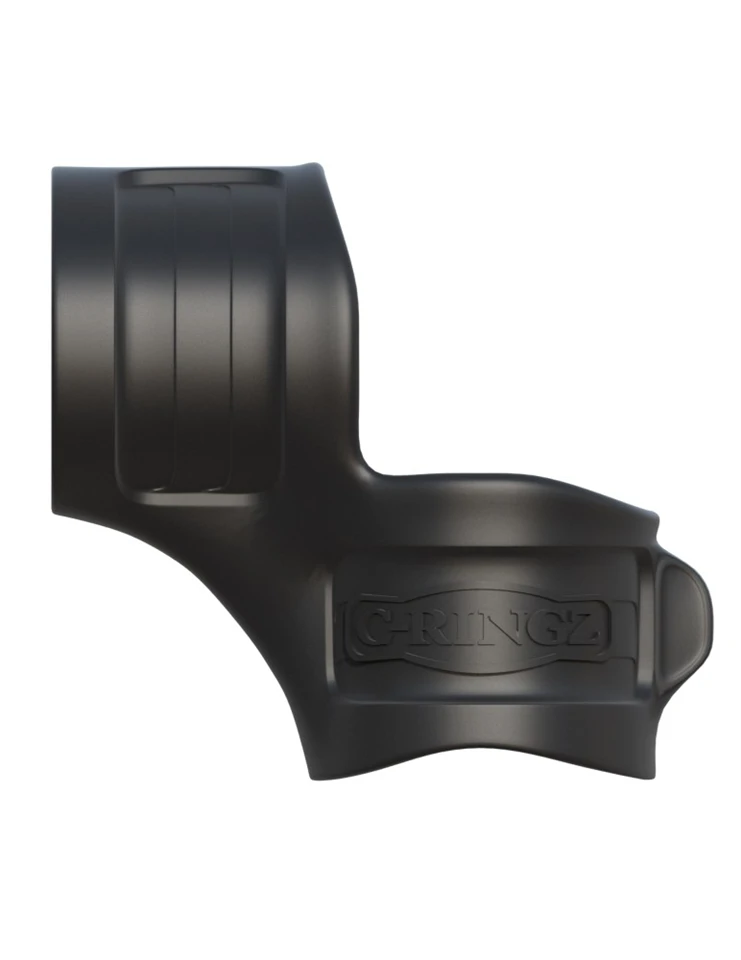 Mr. Big Cock Ring And Ball Stretcher  Black