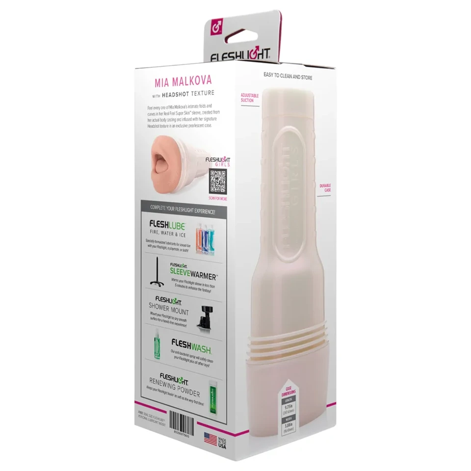Fleshlight Mia Malkova - élethű műszáj maszturbátor (natúr)