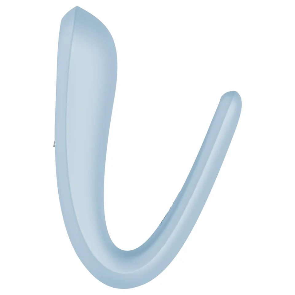 Satisfyer Double Classic - párvibrátor (kék)