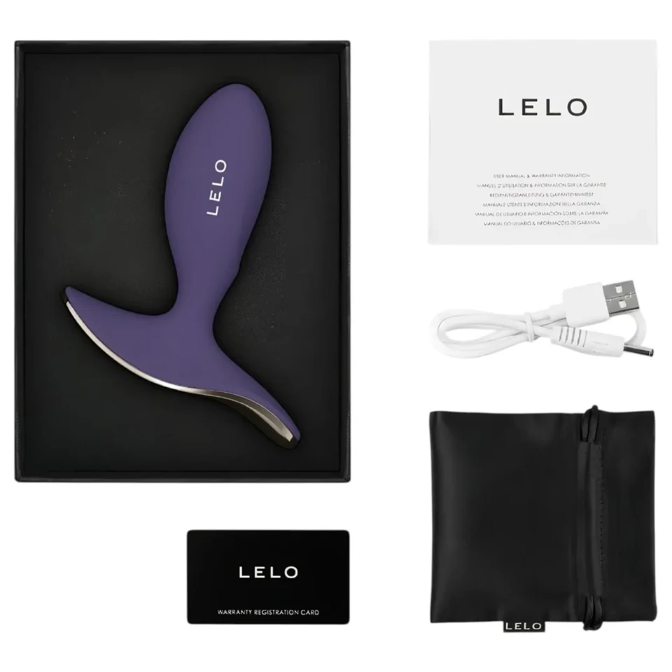 LELO Surfer - okos vibrációs anál plug (lila)