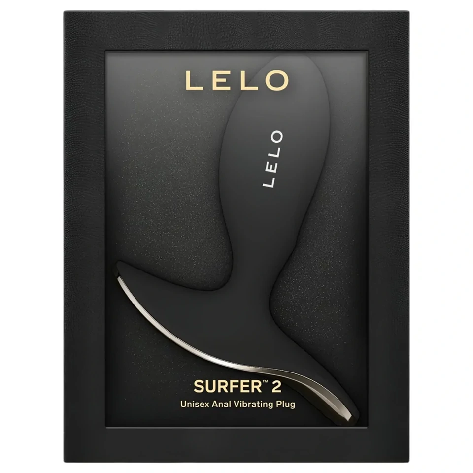 LELO Surfer - okos vibrációs anál plug (fekete)