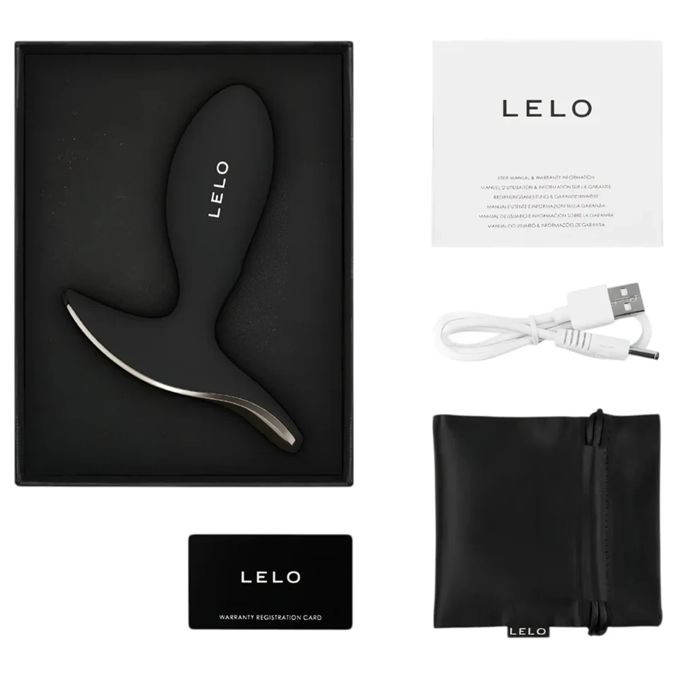 LELO Surfer - okos vibrációs anál plug (fekete)
