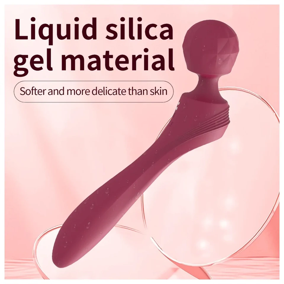 Lonely - hajlított masszírozó vibrátor (piros)