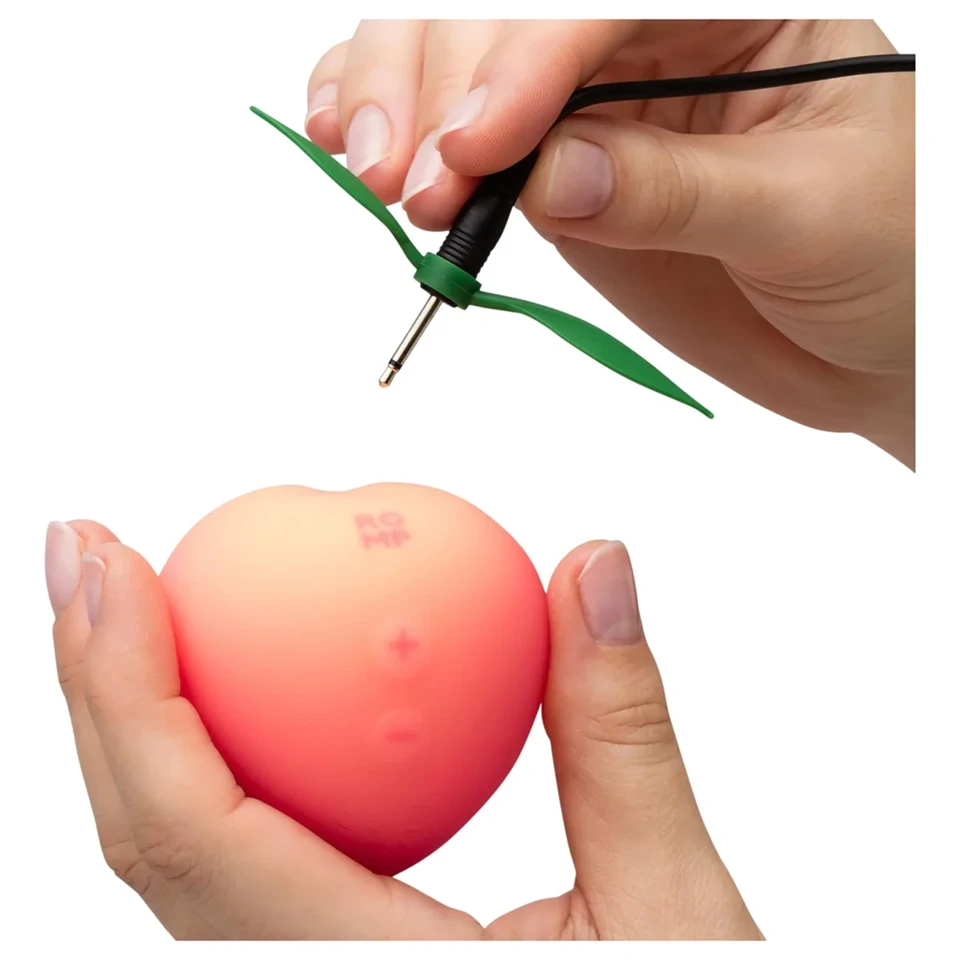 Romp Pink Peach - léghullámos vibrátor (pink)