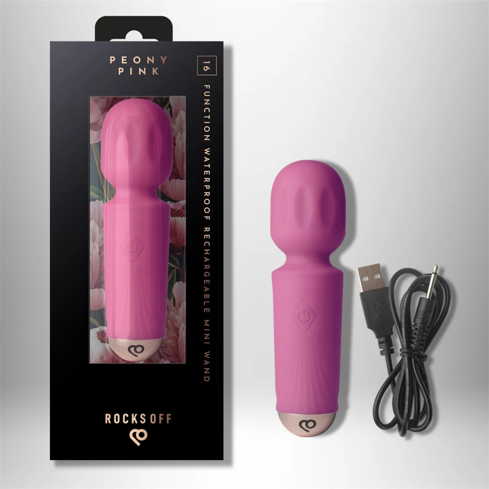 Rechargeable Mini Wand - Peony Pink
