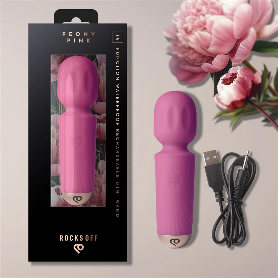 Rechargeable Mini Wand - Peony Pink