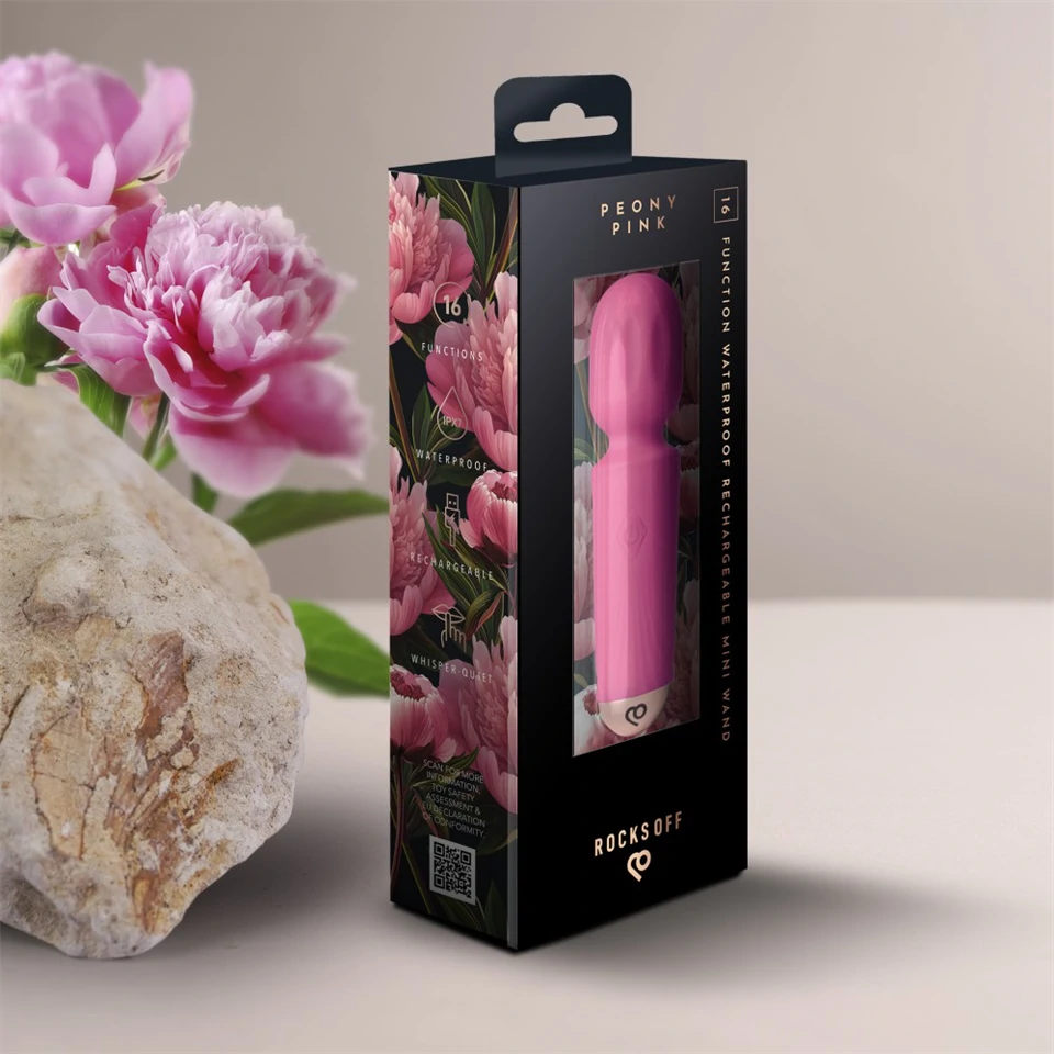 Rechargeable Mini Wand - Peony Pink