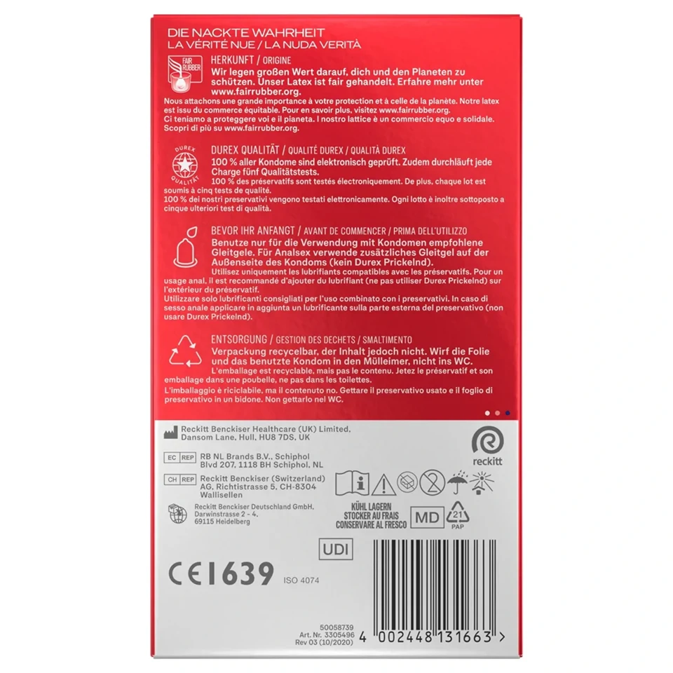 Durex - ultra vékony óvszer