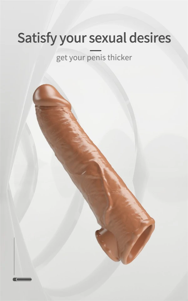 Pretty Love Extension Penis Sleeve 10,2" Brown