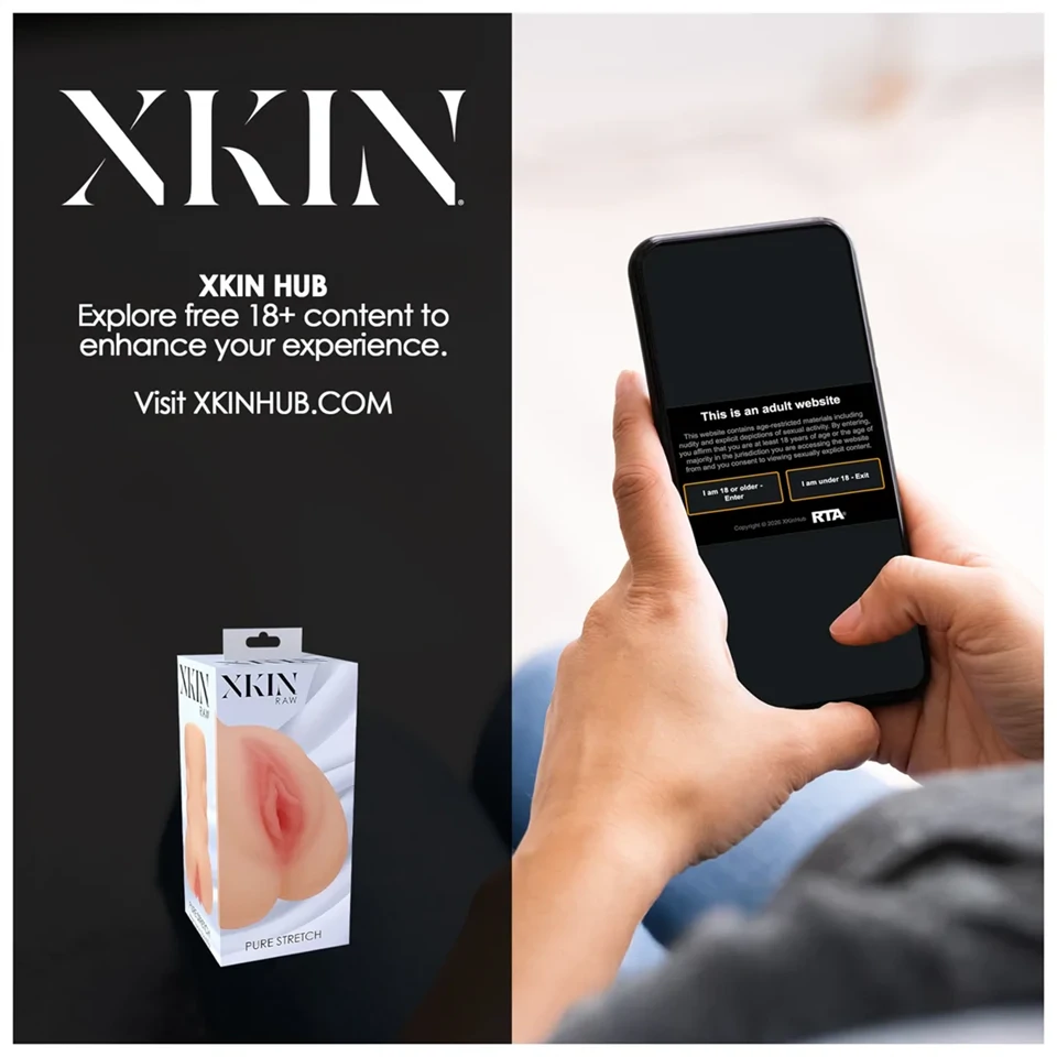 XKIN - realisztikus műpunci maszturbátor - L (natúr)