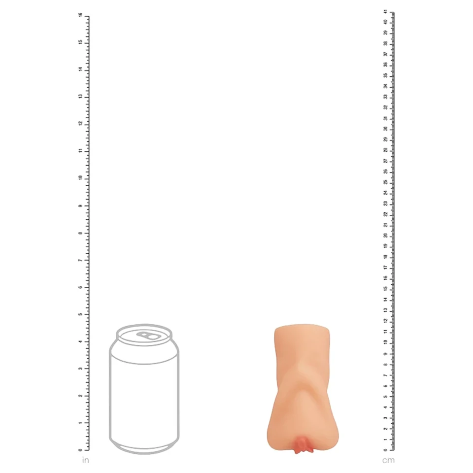 XKIN - élethű műpunci maszturbátor - M (natúr)