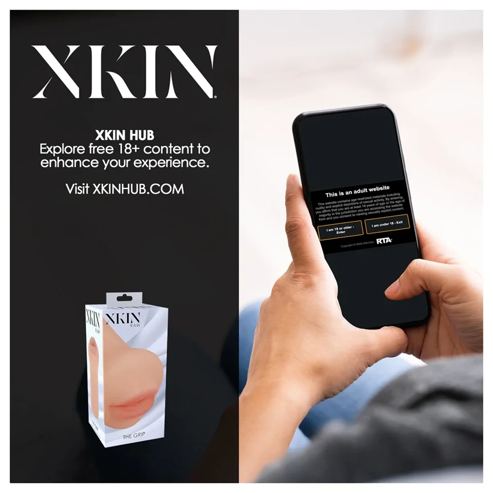 XKIN - élethű műszáj maszturbátor - S (natúr)