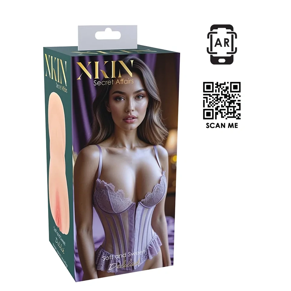 XKIN Sweet Delilah - élethű műpunci maszturbátor (natúr)