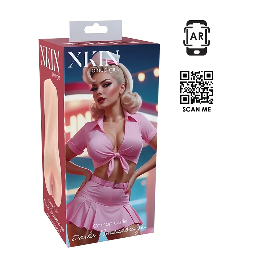 XKIN Cutie Darla - élethű műpunci maszturbátor (natúr)