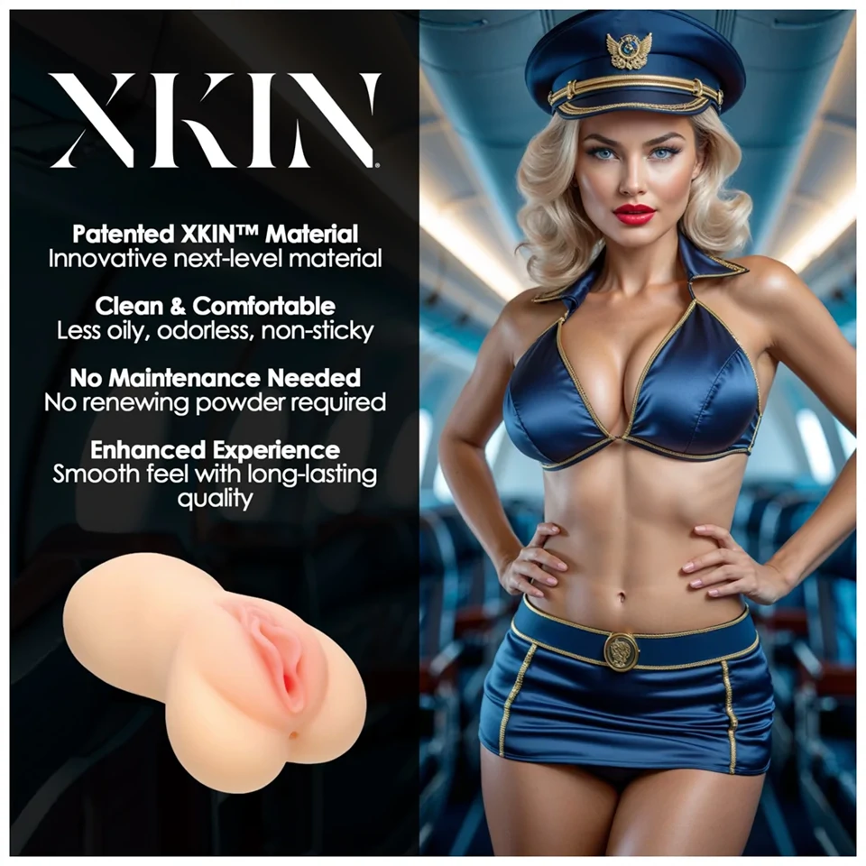 XKIN Lexi Cockpit - élethű műpunci maszturbátor (natúr)