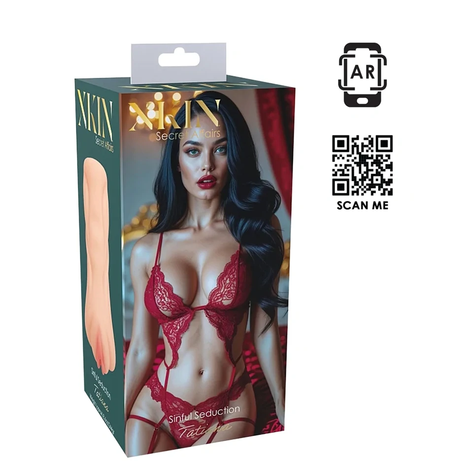 XKIN Seduction Tatiana - élethű műpunci maszturbátor (natúr)