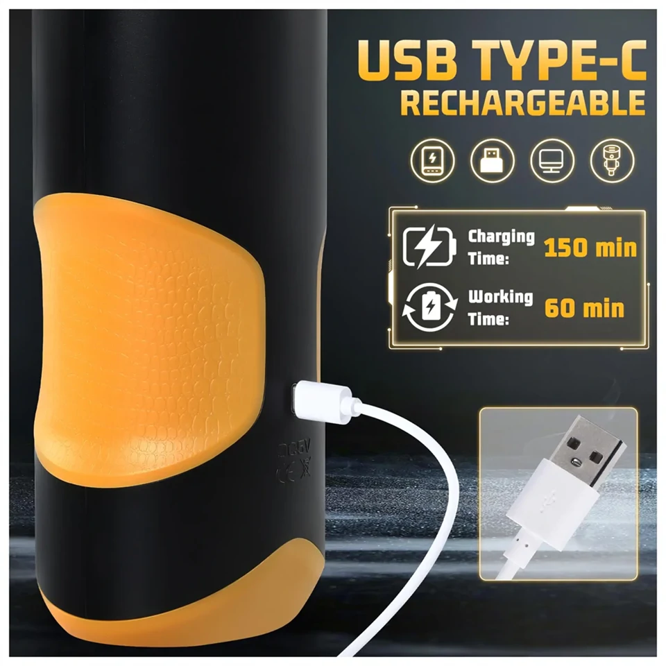 Lonely - lökő, forgó maszturbátor (fekete)