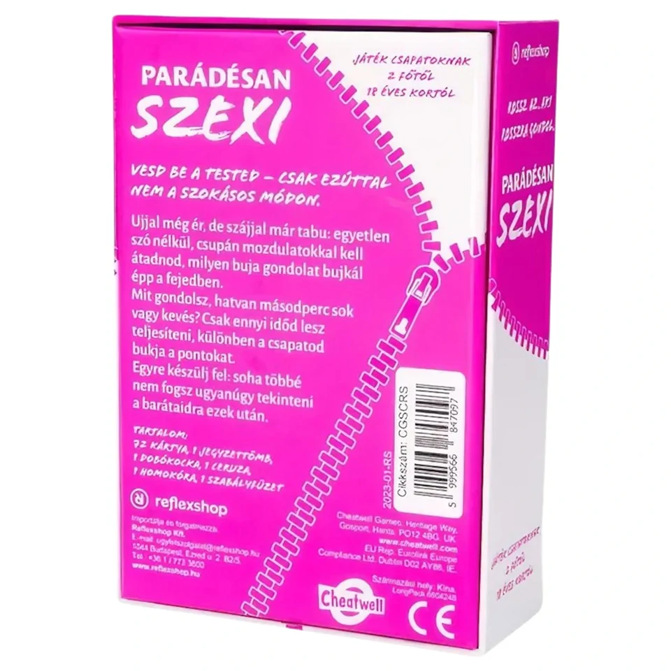 Parádésan Szexi - erotikus társasjáték
