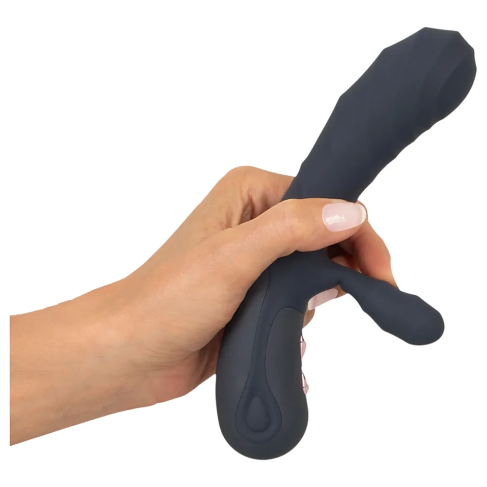 You2Toys - Oh! Rabbit csiklókaros vibrátor (fekete)