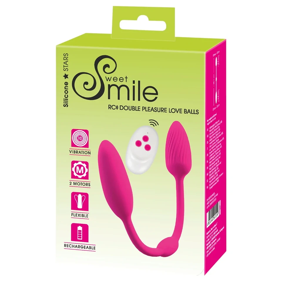 Sweet Smile - RC Dupla Gésagolyó (pink)