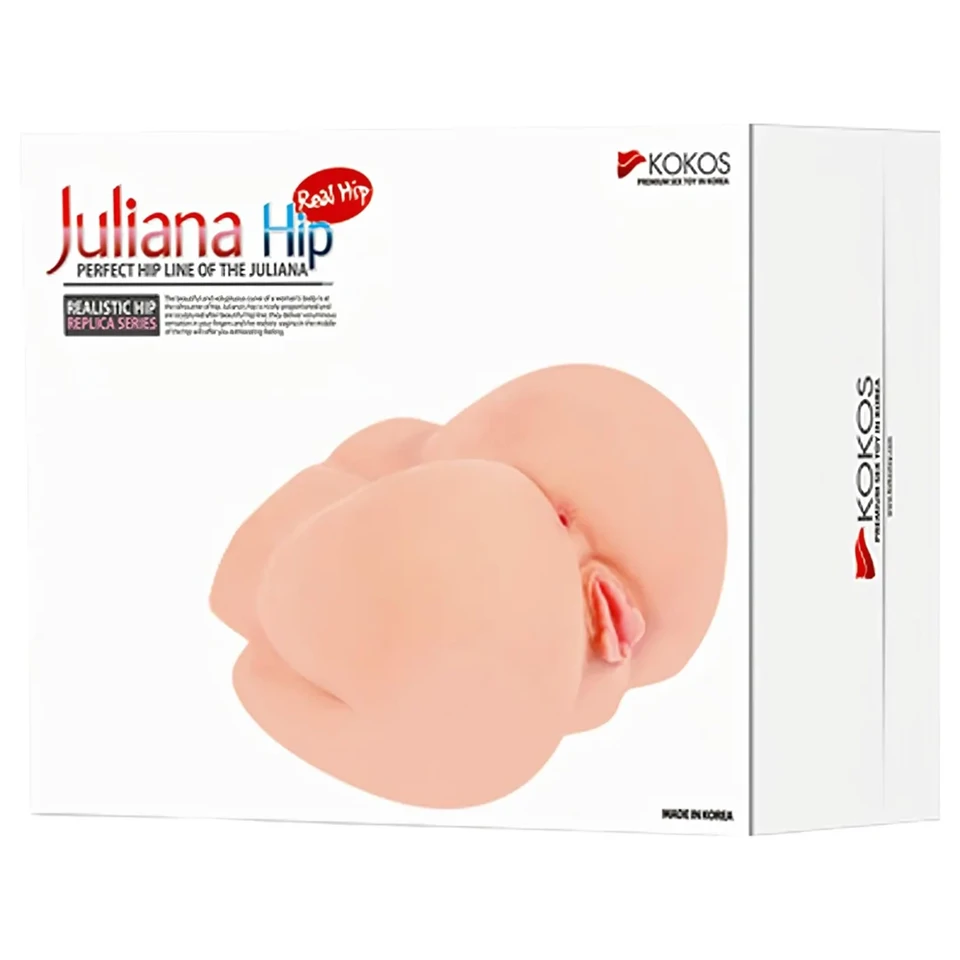 Kokos Juliana - élethű torzó maszturbátor (natúr)