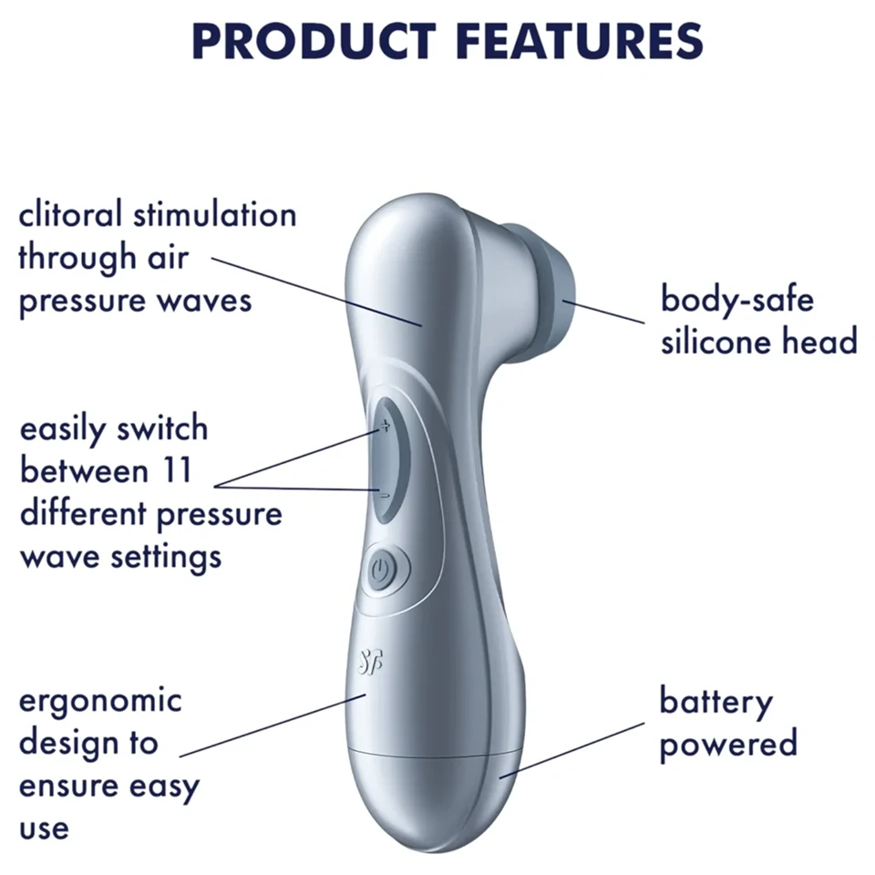 Satisfyer Pro2 Gen2 - léghullámos csiklóizgató (kék)