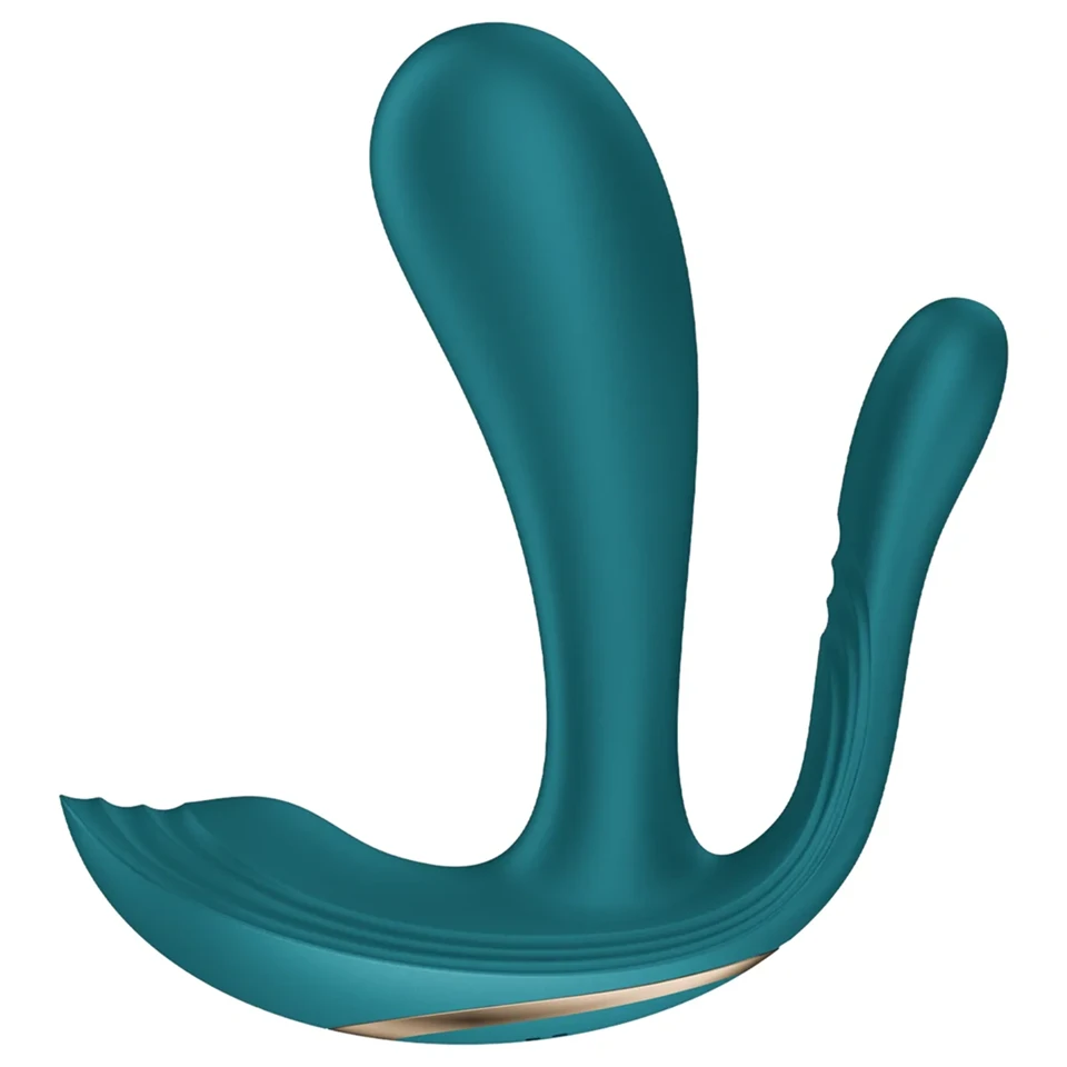 Satisfyer Top Secret+ - 3 ágú, hordható vibrátor (zöld)