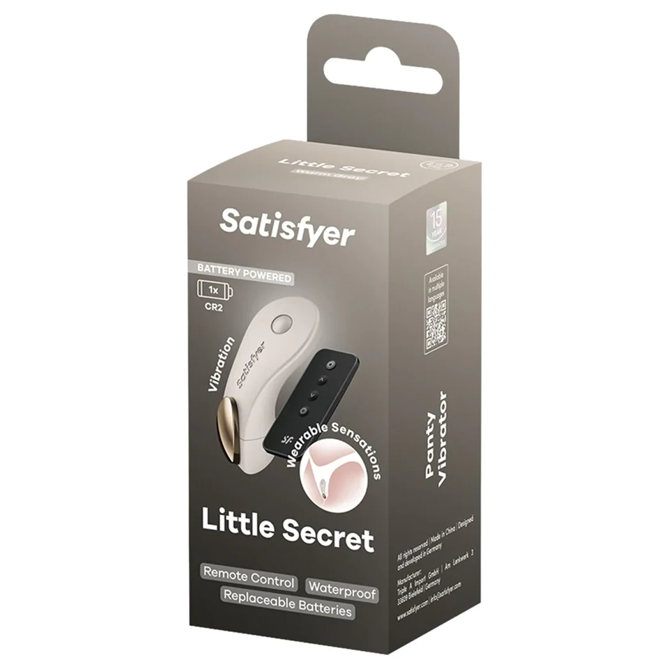 Satisfyer Little Secret - bugyivibrátor (fehér)