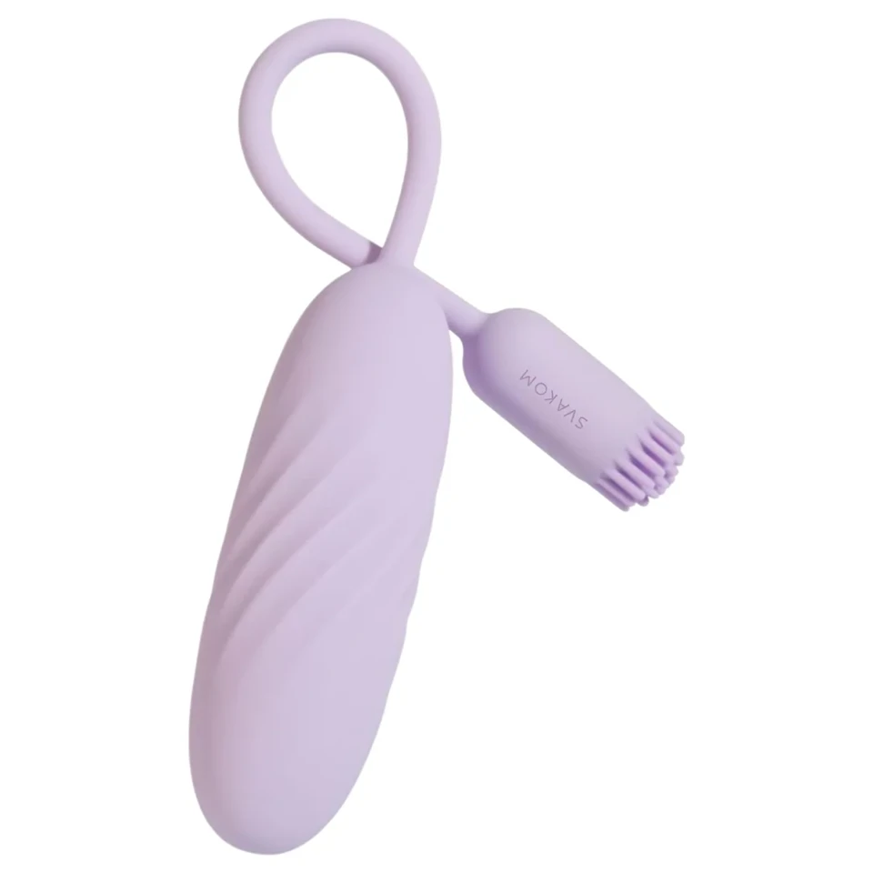 Svakom Plume - 2in1 vibrációs tojás (lila)