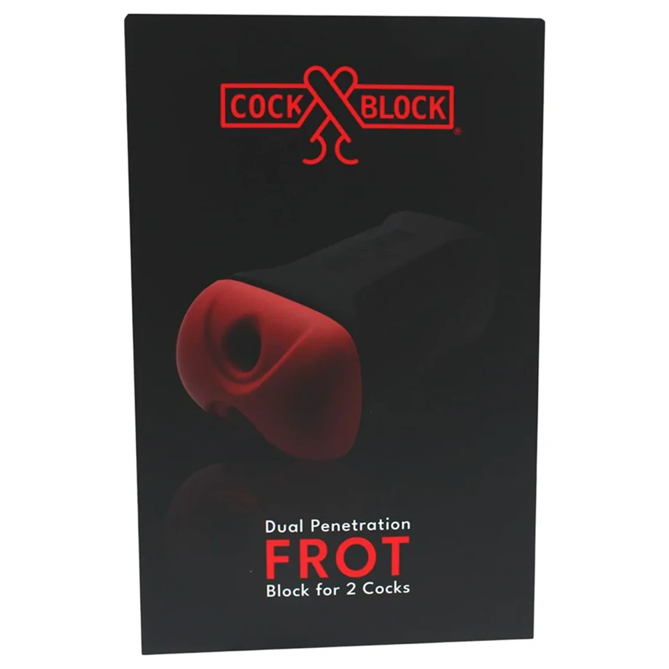 CockBlock - FROT páros maszturbátor (fekete)