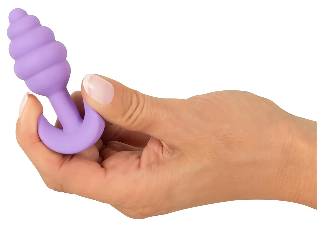 Cuties Mini Butt Plug - szilikon anál plug (lila, 2,8 cm)