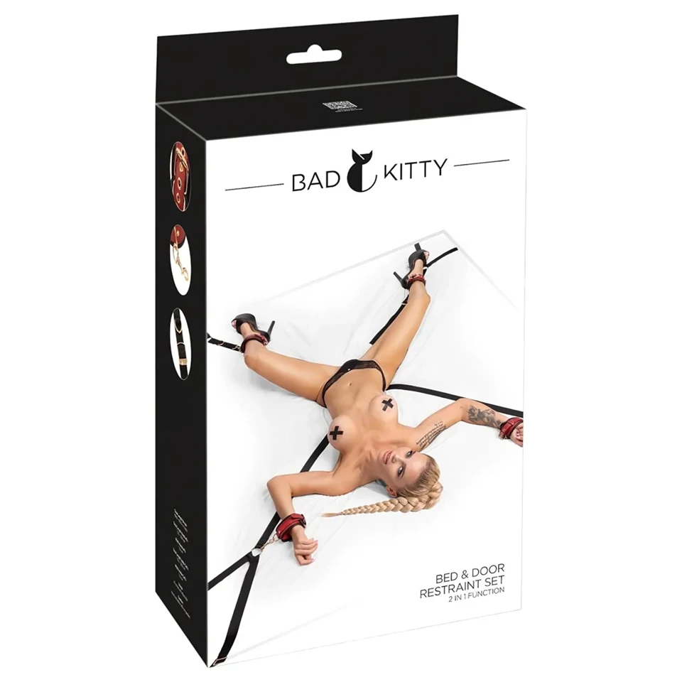 Bad Kitty - kikötöző szett (fekete)