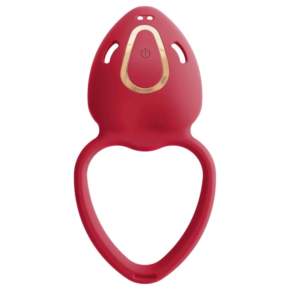 You2Toys - viselhető vibrációs csiklóizgató (piros)