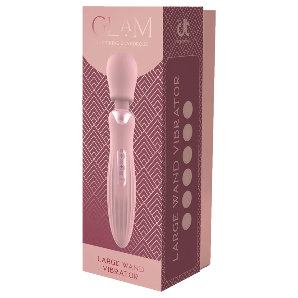 Glam - nagy wand vibrátor (rózsaszín)