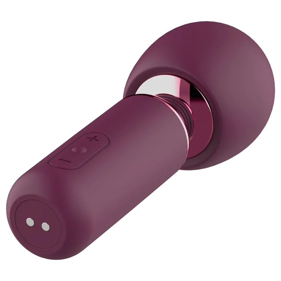 Glam - mini wand vibrátor (lila)