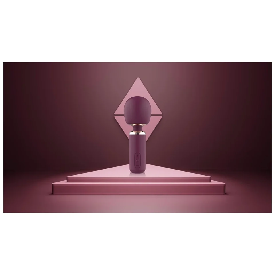 Glam - mini wand vibrátor (lila)