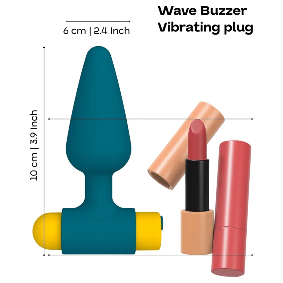 Dreamtoys Love Signal - vibráló anál plug (zöld)