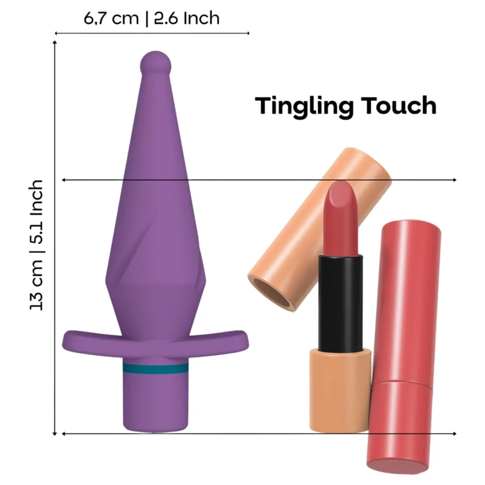 Dreamtoys Love Signal - vibráló anál plug (lila)