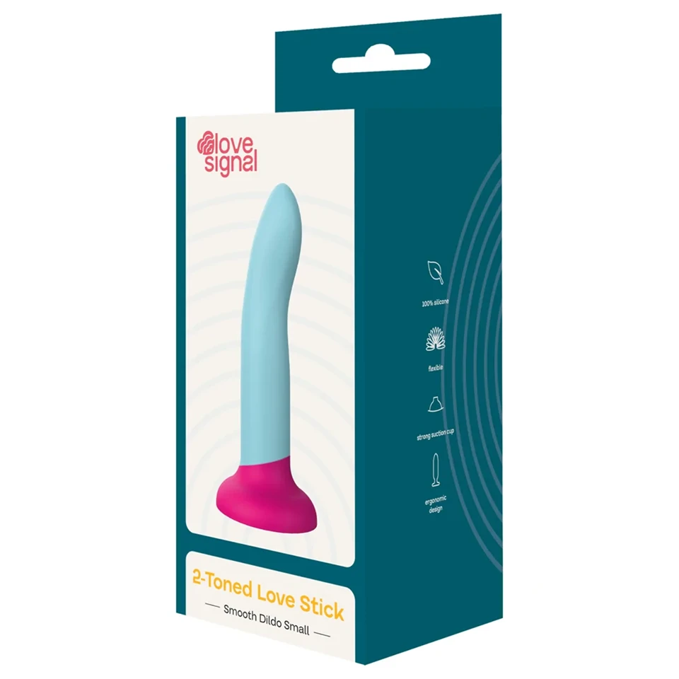 Dreamtoys Love Signal - kétszínű szilikon dildó kis (kék)