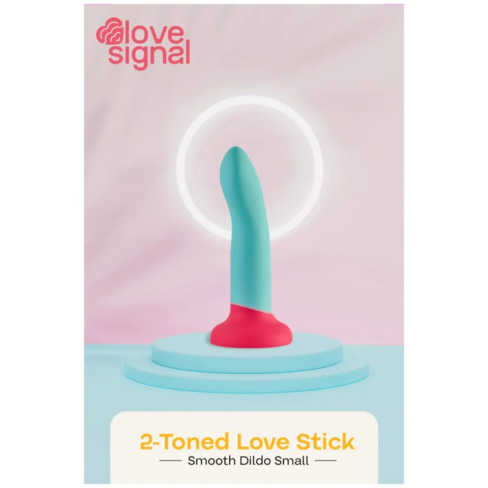 Dreamtoys Love Signal - kétszínű szilikon dildó kis (kék)