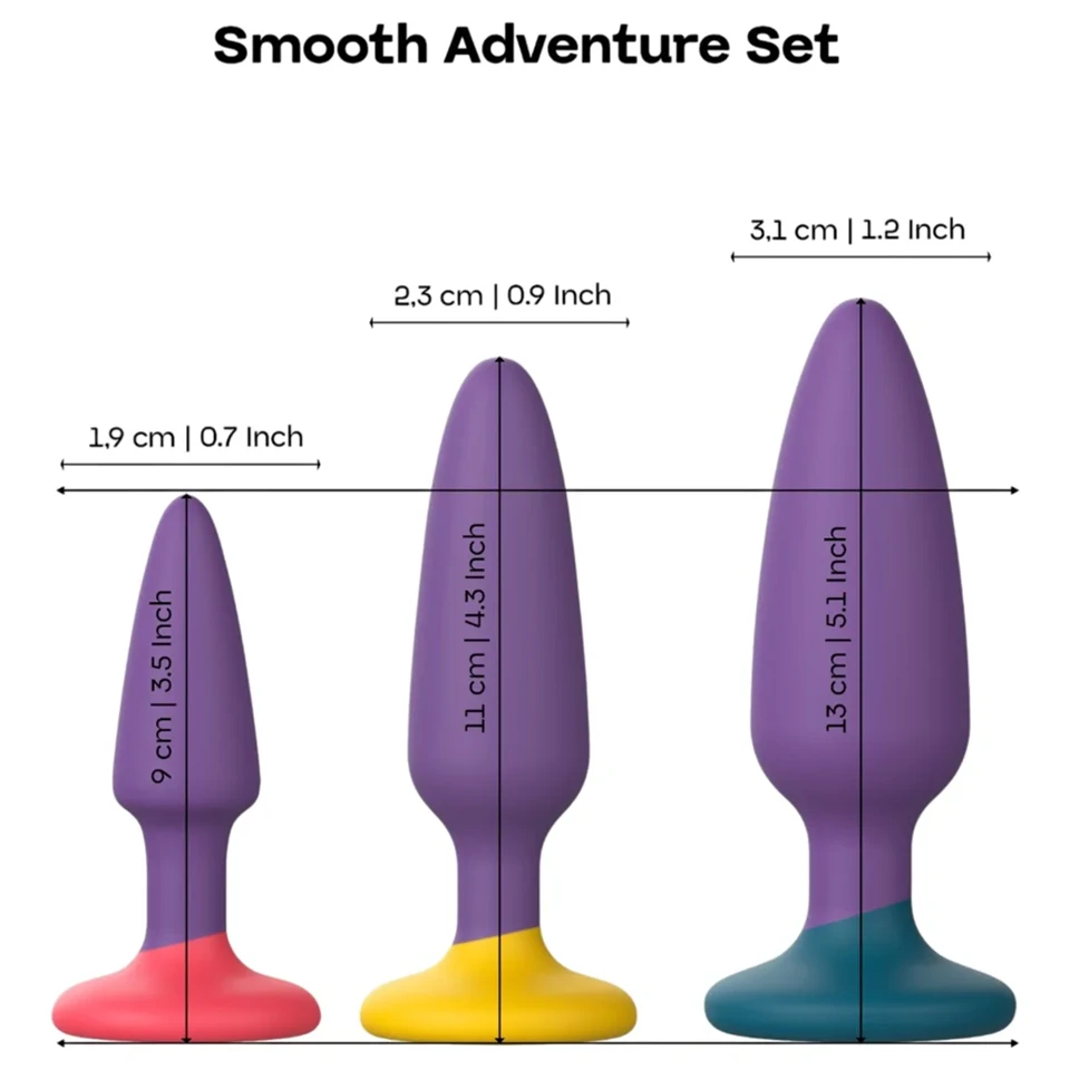 Dreamtoys Love Signal - anál plug szett (lila)
