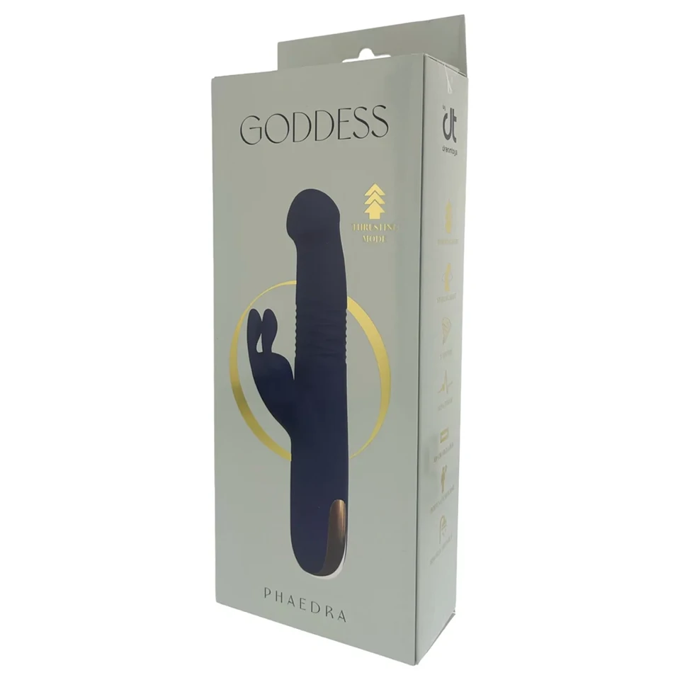 Dreamtoys Goddess Collection - lökő párvibrátor (sötétkék)