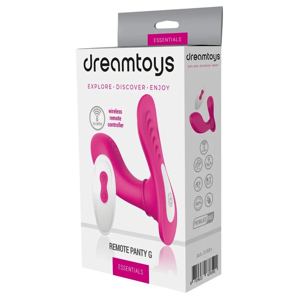 Dreamtoys Essentials - G-pont izgató bugyi vibrátor (magenta)