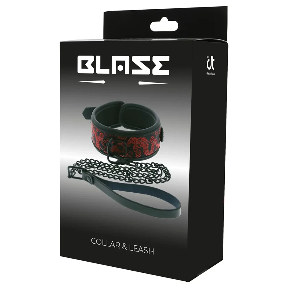 Dreamtoys Blaze - nyakörv és póráz szett (piros)