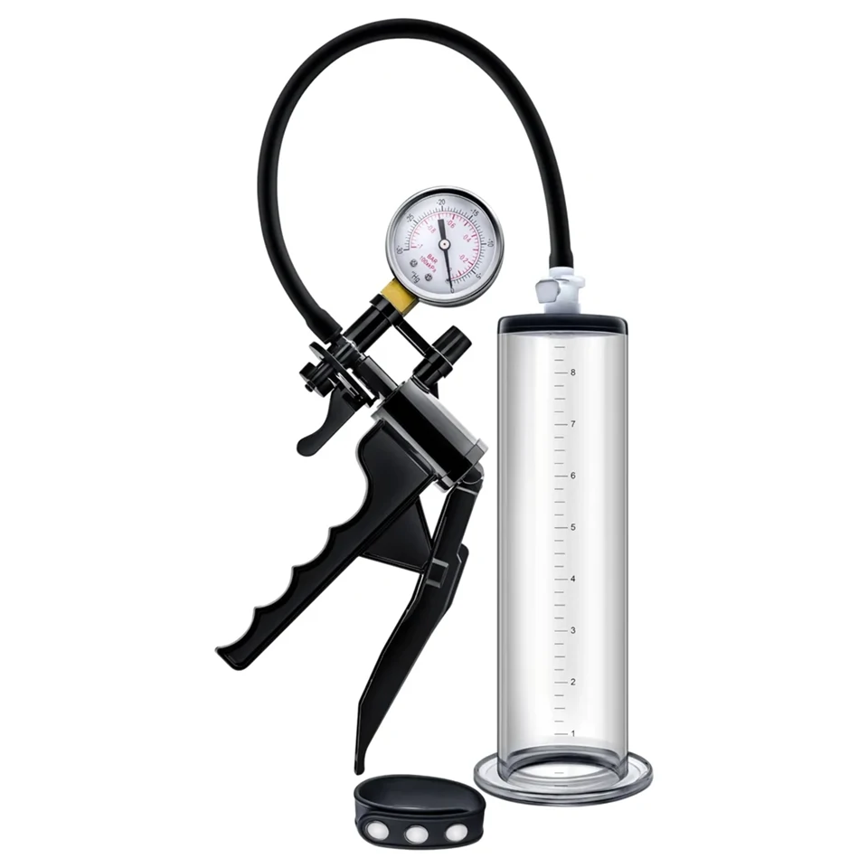 Blush Performance - prémium vákuumos péniszpumpa (fekete)