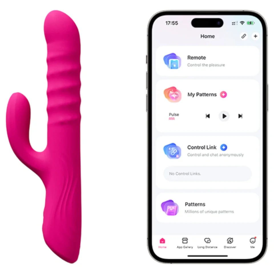 Lovense Velvo – App-vezérelt gyöngyös vibrátor (pink)