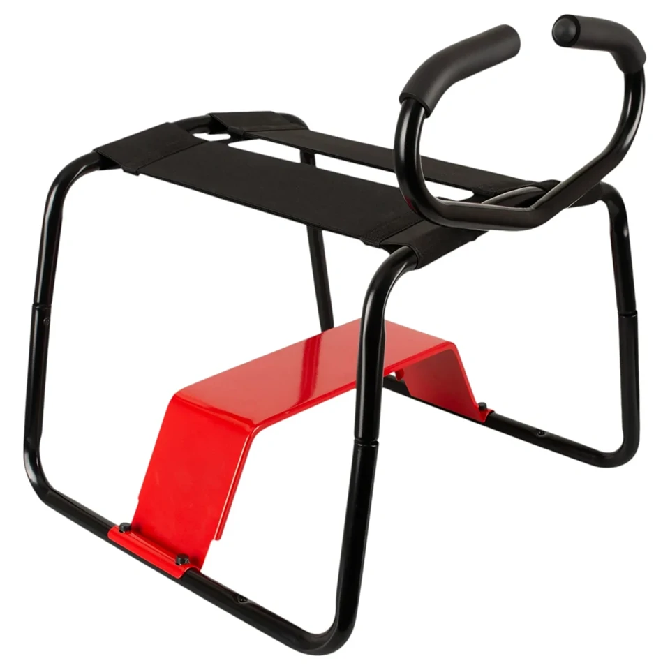 THE BANGER - Ultimate Sex Stool szexszék élethű dildóval (fekete)