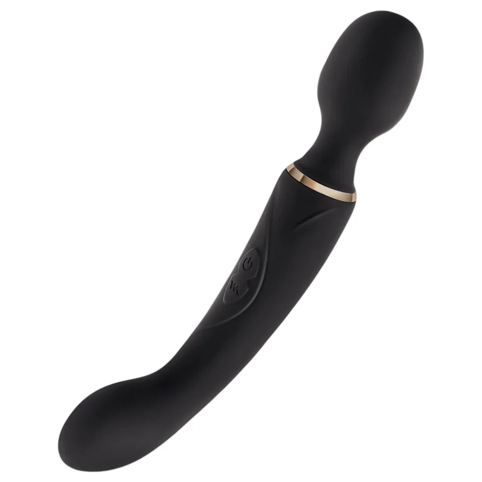 Blush Lush - 2 az 1-ben wand és G-pont vibrátor (fekete)