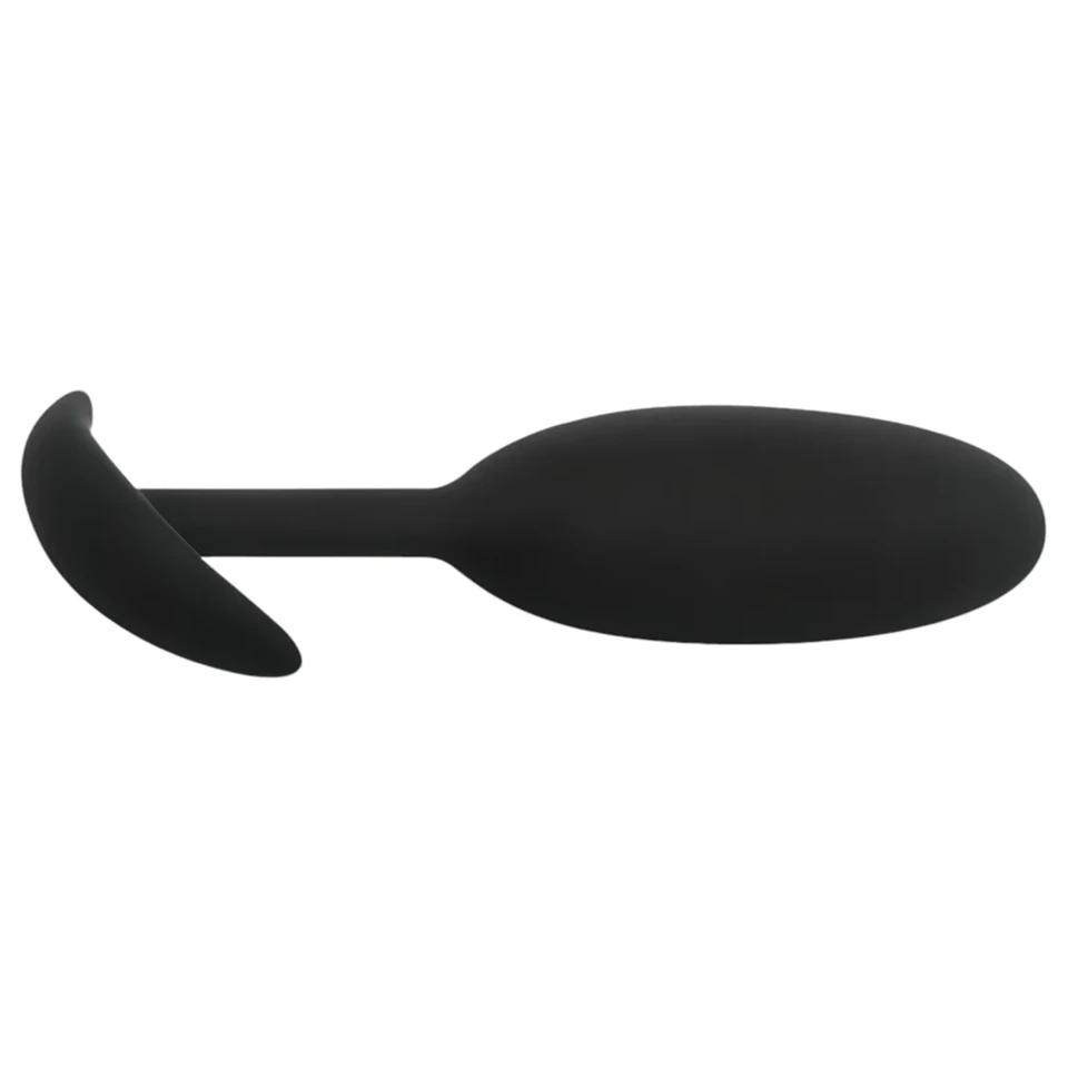 EasyToys Heavy Fulfiller - 54 g-os anál plug - kicsi (fekete)